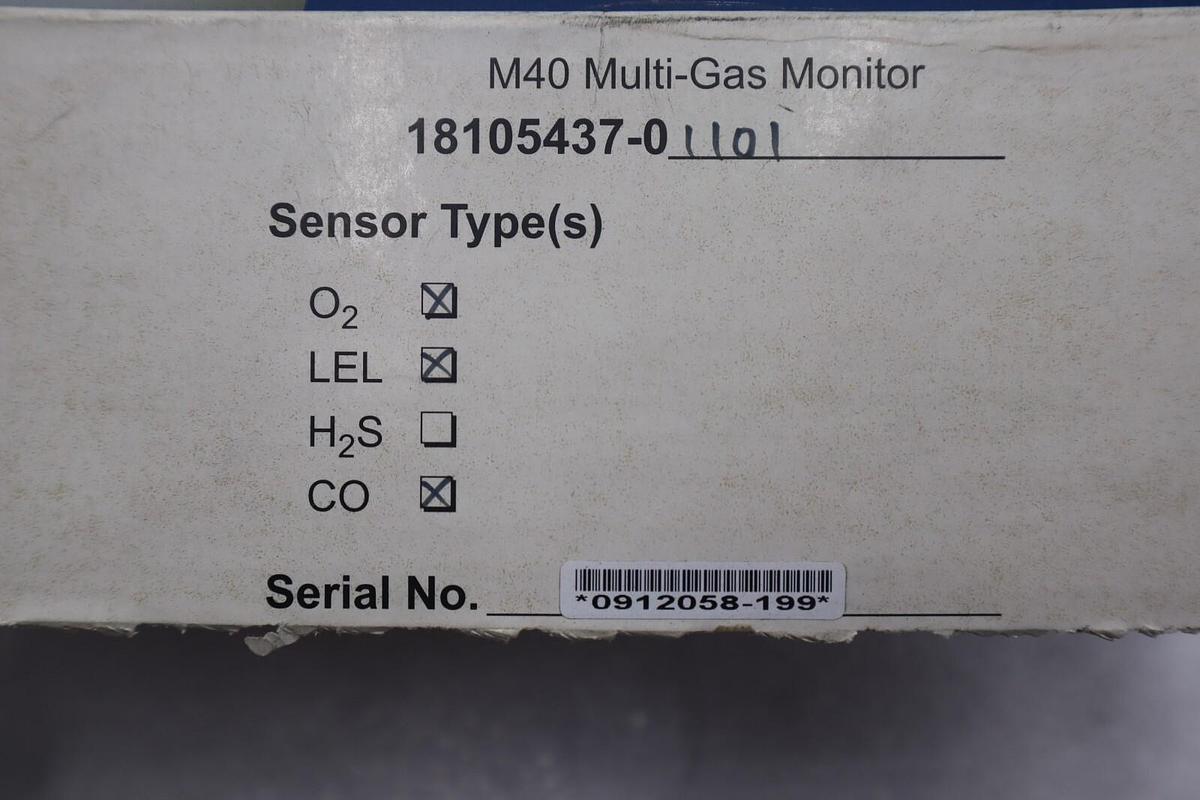 Used NEW IN BOX Industrial Scientific M40 18105437-0 Multi-Gas Monitor STOCK 5224