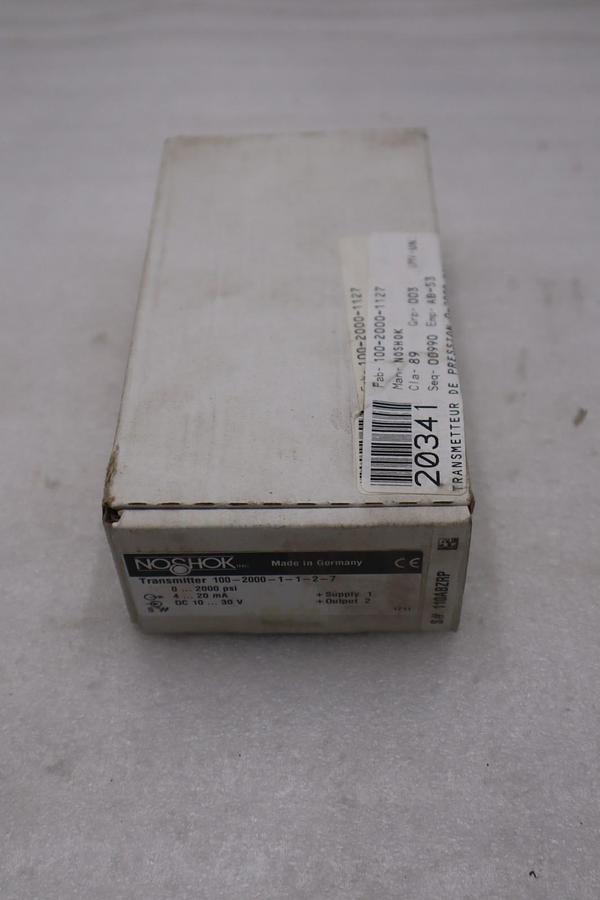 NOSHOK 100-2000-1-1-2-7 / 10020001127 - NEW IN BOX - STOCK K1678A