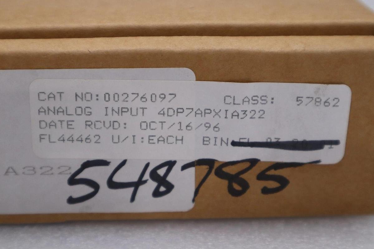Used NEW Honeywell 4DP7APXIA-322 / 51302951 Analog Input Module STOCK G52