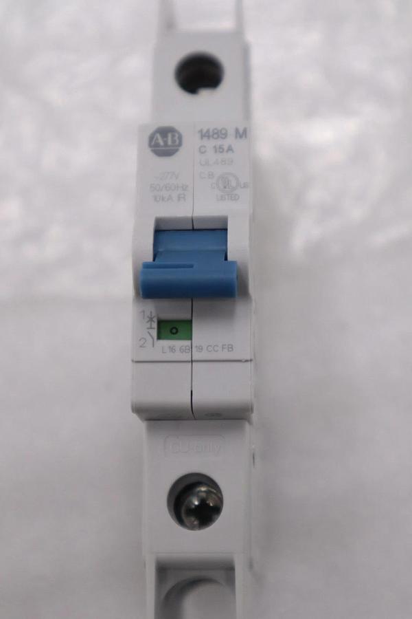 NEW Allen Bradley 1489-M1C150 15A 1-Pole 277V Circuit Breaker STOCK H645A