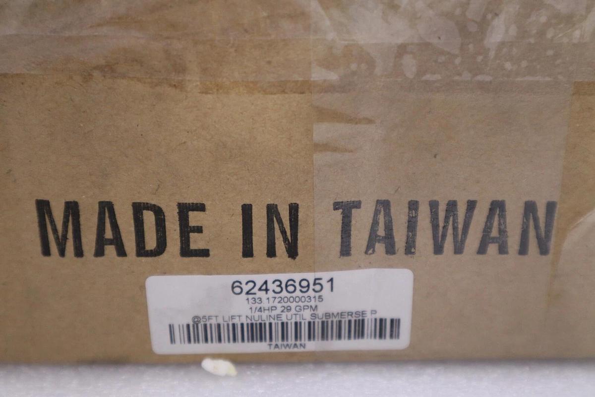 Used PRO PUMP Submersible Pump 1/4 HP 120 Volt 133.1720000315 STOCK H1177