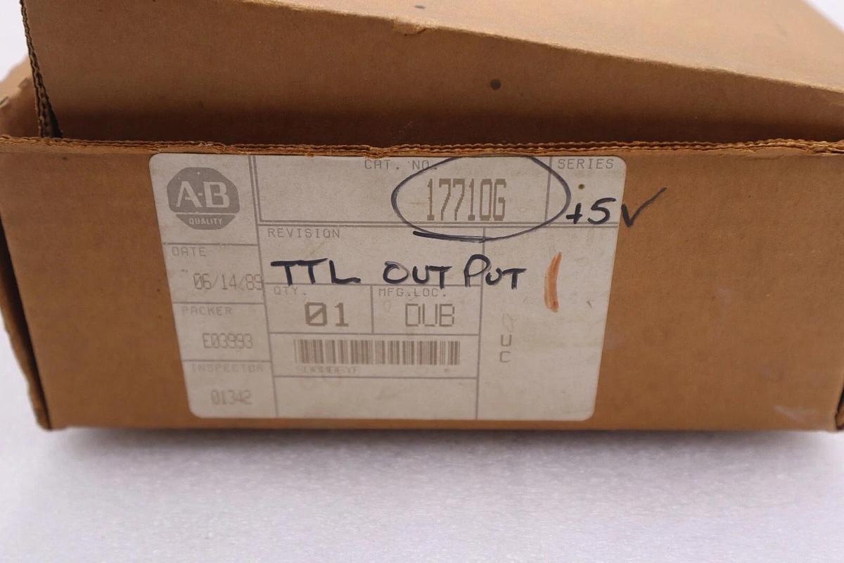 ALLEN-BRADLEY 17710G TTL OUTPUT MODULE +5V STOCK #3238