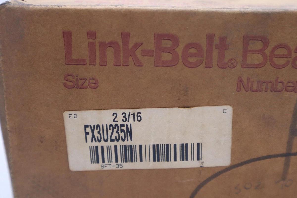 FX3U235N Linkbelt New Ball Bearing Flange Unit 2 3/16 STOCK B-775