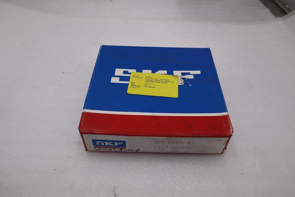 NEW SKF 7317 BECBY ANGULAR CONTACT BEARING STOCK 1672CC