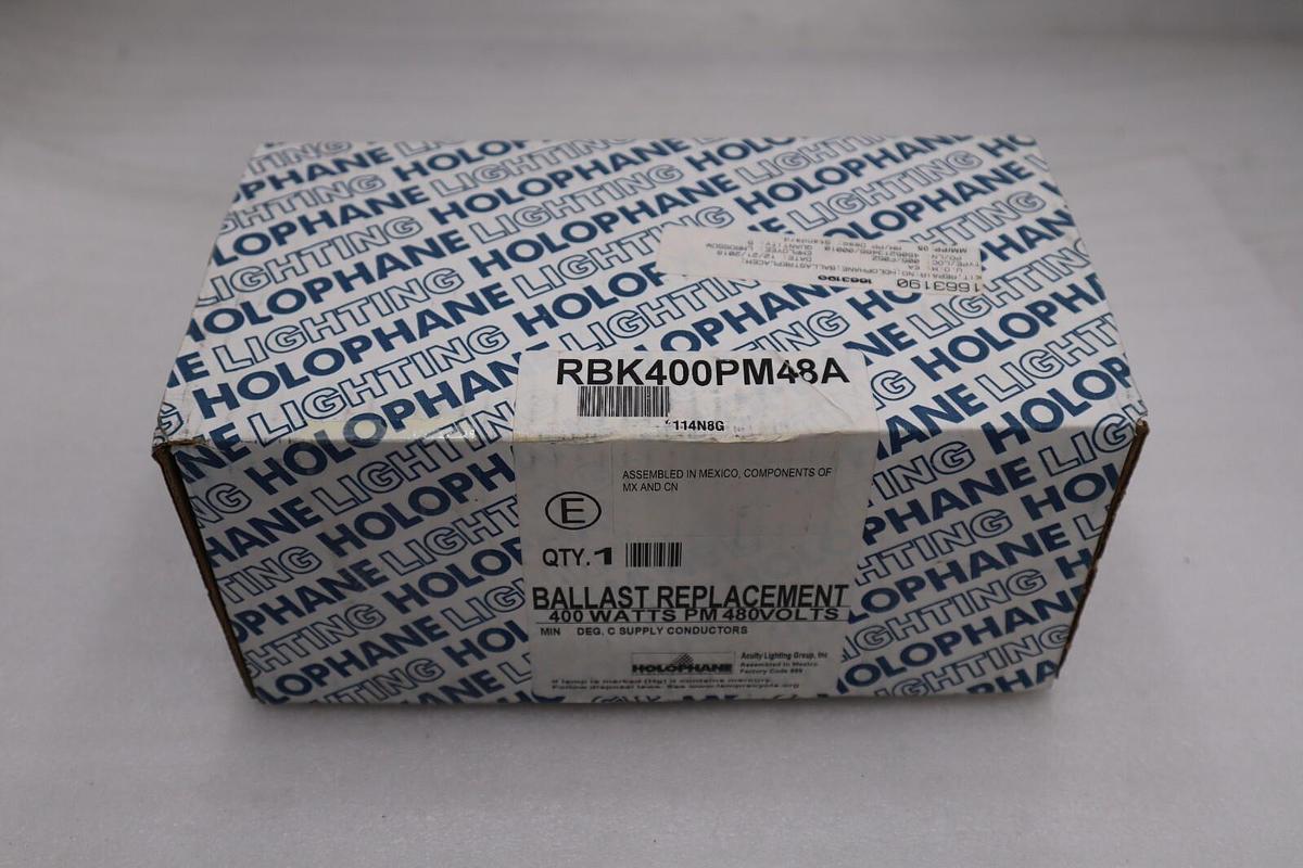 Holophane RBK400PM48A Ballast Replacement 400 Watts PM 480 Volts STOCK H424