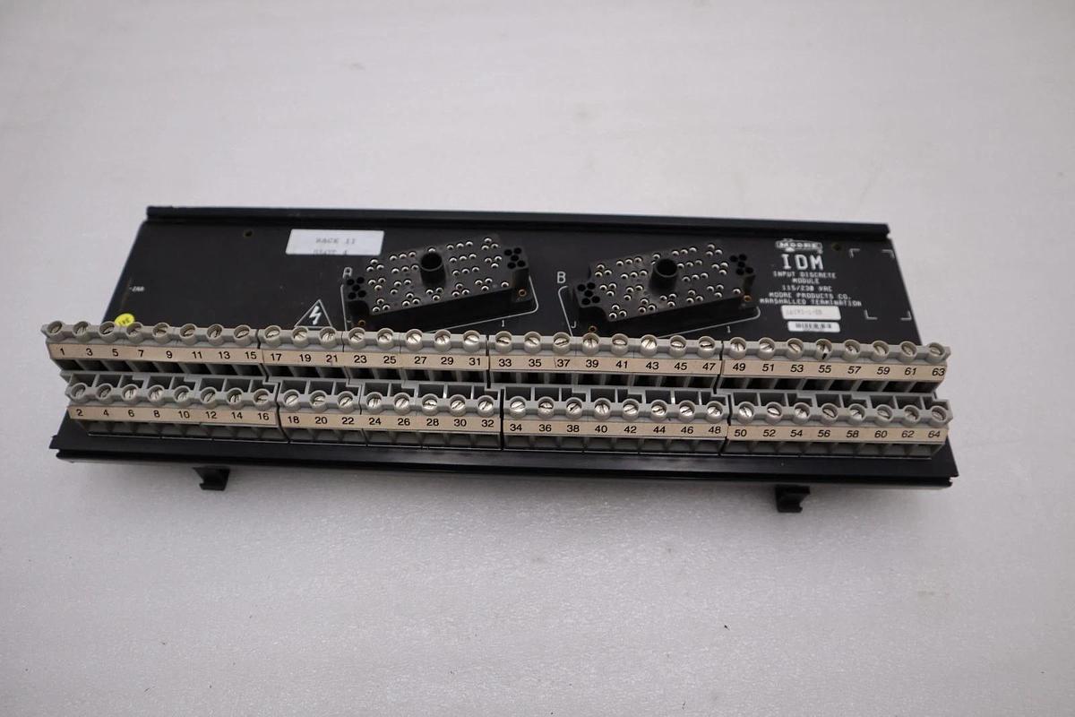 Used MOORE INDUSTRIES 16193-1-0B / 1619310B TERMINAL ASSEMBLY STK H1494