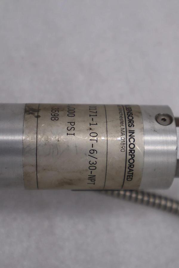 Used INDUSTRIAL SENSORS 3598 ISI 0171-1 PRESURE TRANSDUCER 1000 PSI STOCK #K-3686