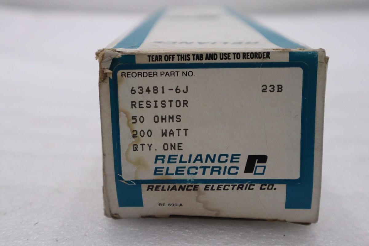 Used Reliance Electric 63481-6J Resistor #2007-A