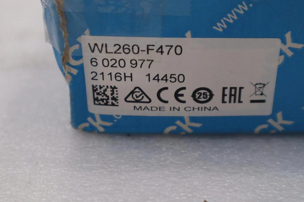 Used New SICK WL260F470 WL260-F470 6020977 Photoelectric Switch STOCK H634A
