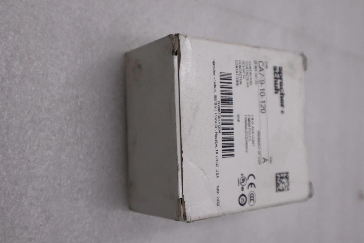 NEW OPEN BOX Sprecher & Schuh CA7-9-10 Contactor SERIES A STK K3263CC