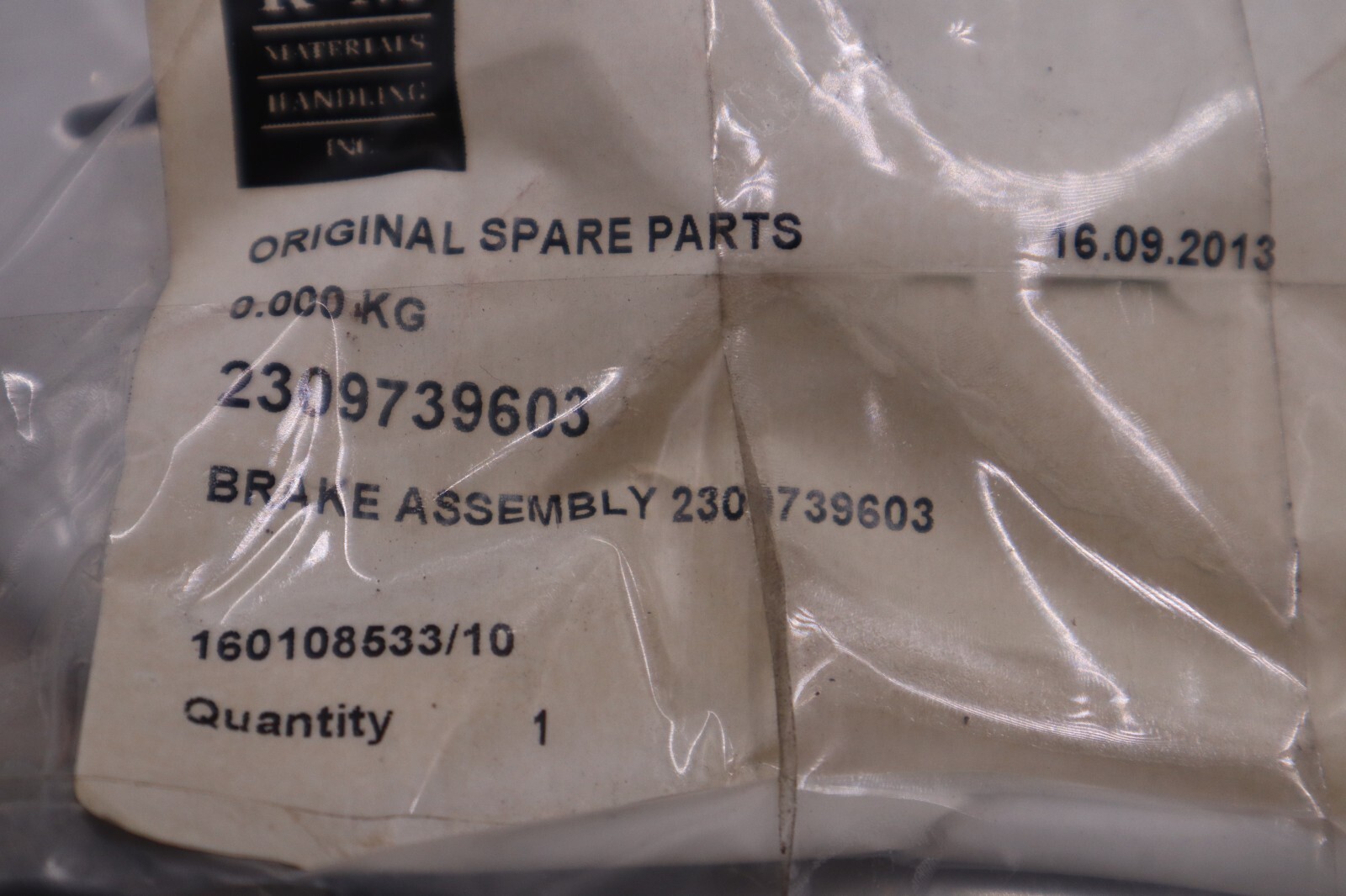 NEW R&M Original Spare Part 160108533/10 Brake Assembly 2309739603 STOCK G338A