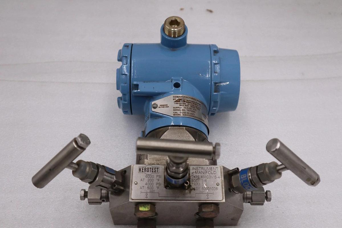 Used REMANUFACTURED Rosemount 3051CD2A02A1AS5M5 Pressure Transmitter STOCK GF-137