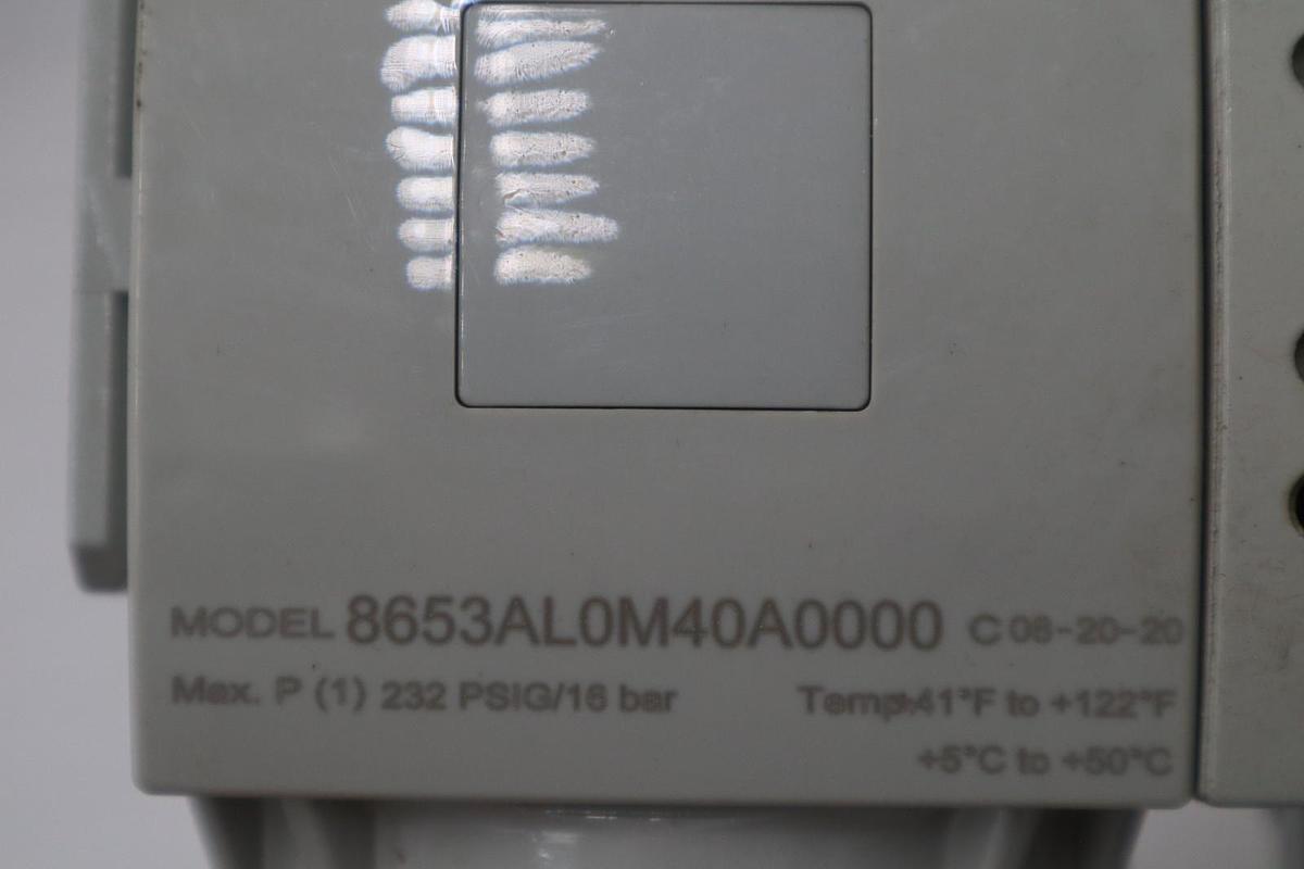 SET OF 4 - ASCO 8653AL0M40A0000 1/2" Pneumatic Lubricator – STOCK GF999
