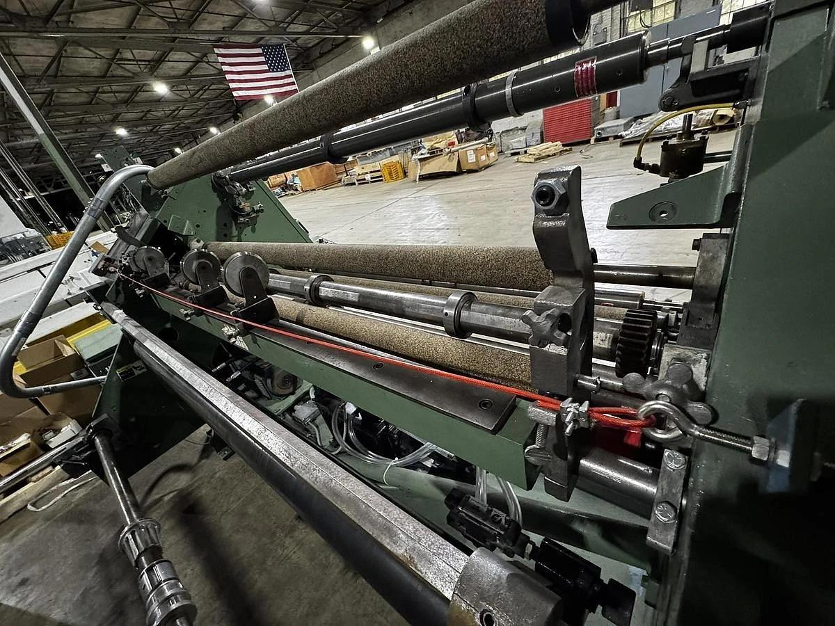 Used 62" DUSENBERY MODEL 635 BL DUPLEX SLITTER REWINDER