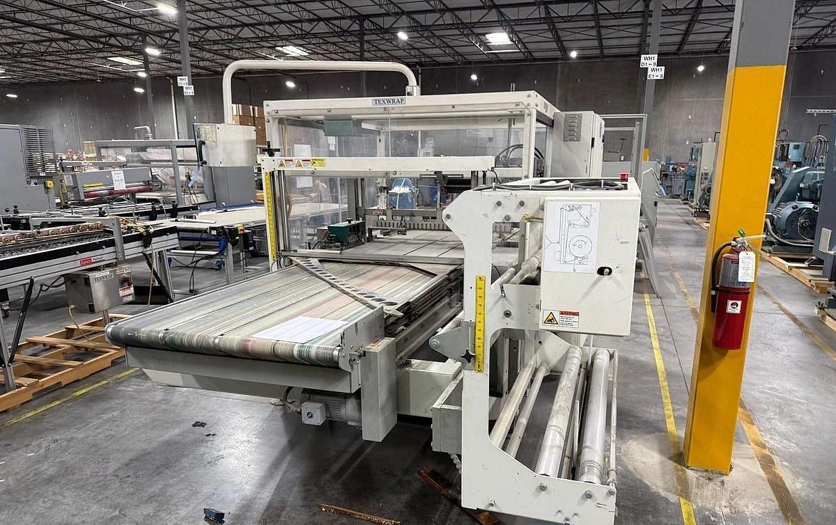 Used 36" TEXWRAP MODEL STB-3618SSR SIDE SEAL AND STB-1348 HEAT TUNNEL SYSTEM 2018
