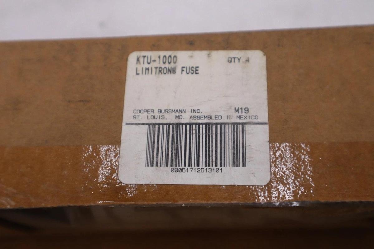 Used Bussmann KTU-1000 Amp Fuse Class L 600 Vac - STOCK GF300A