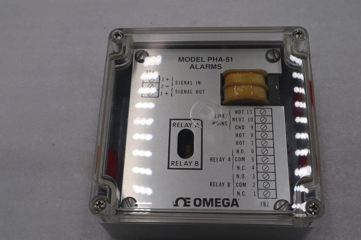 Used Omega Engineering PHA-51 Dual Alarm Module NEW IN BOX STOCK 5470