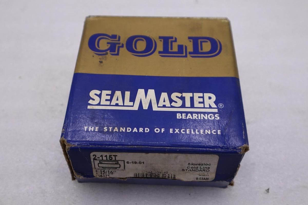 Used NEW OPEN BOX SealMaster 2-115T   Ball Insert Bearing STOCK 1687CC