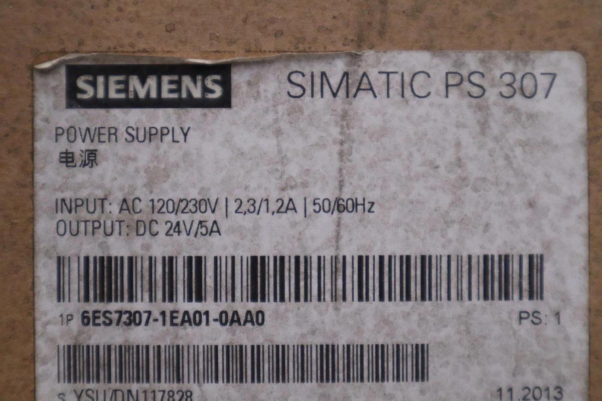 Used SIEMENS 6ES7307-1EA01-0AA0 POWER SUPPLY NEW IN BOX STOCK GF-73A