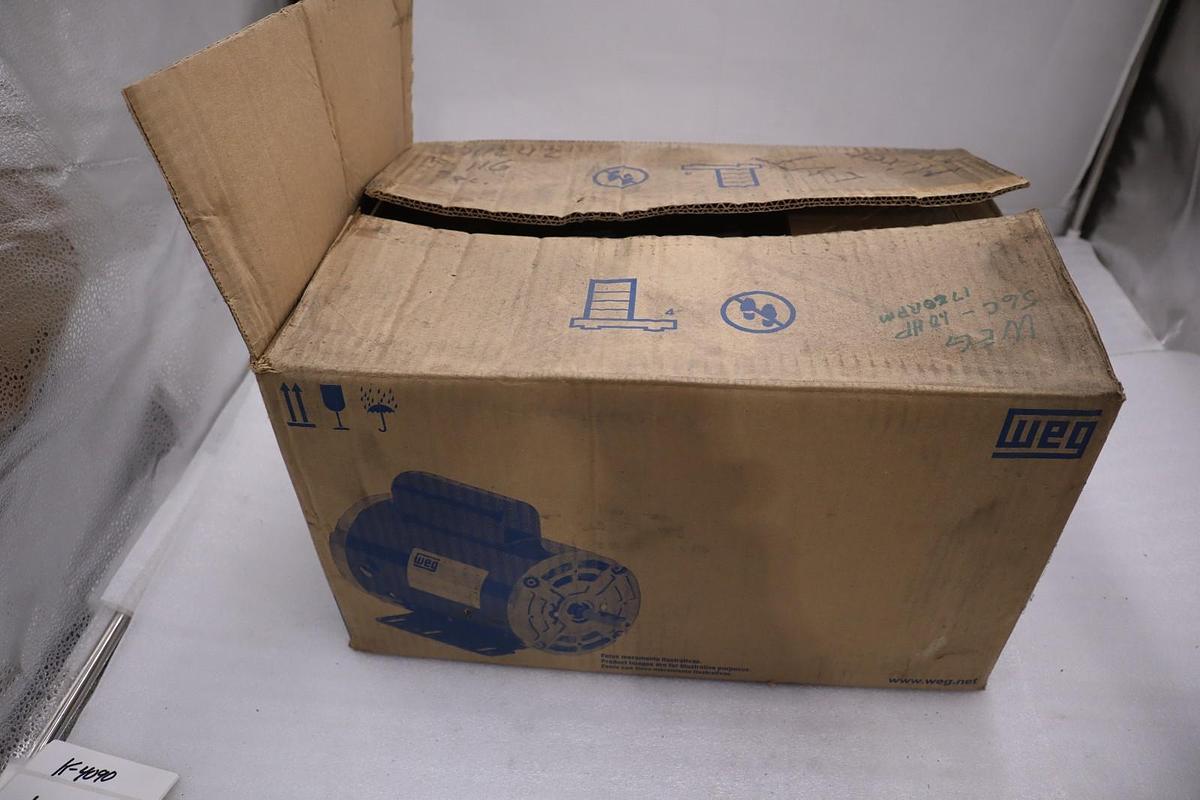 Used WEG MOTOR 12894800 1 HP04P56C -208-230/460 V60HZ NEW IN BOX STOCK SGF-267