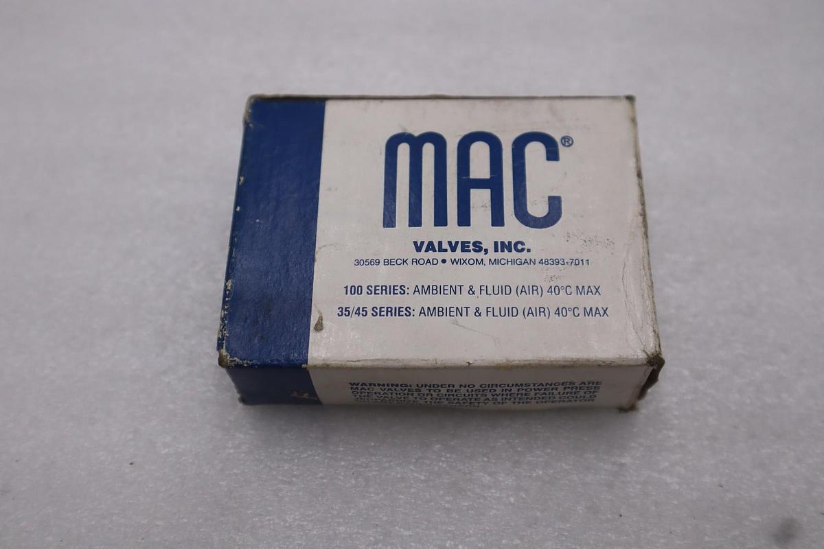 Used NEW OPEN BOX MAC 35A-AAA-DAAA-1BA SOLENOID VALVE STOCK K3970CC