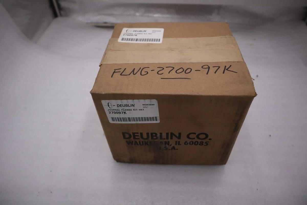 Used Deublin 270097K FS100S JOURNAL FLANGE KIT H67 - NEW IN BOX - STOCK HP-188