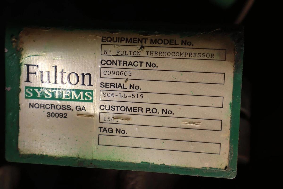 Used Fisher Control Valve Fulton Boiler Steam Valve With Pneumatic Actuator