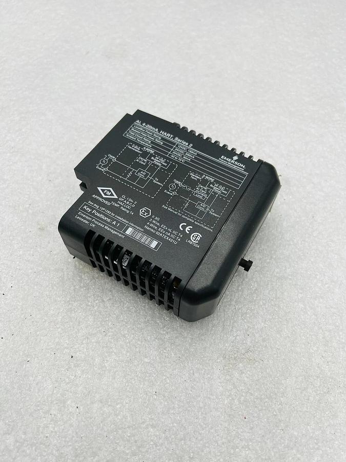 Used EMERSON DELTAV KJ3222X1-BA1 AI CARD 8 CHANNELS 4-20 MA HART SERIES 2 #K-2537