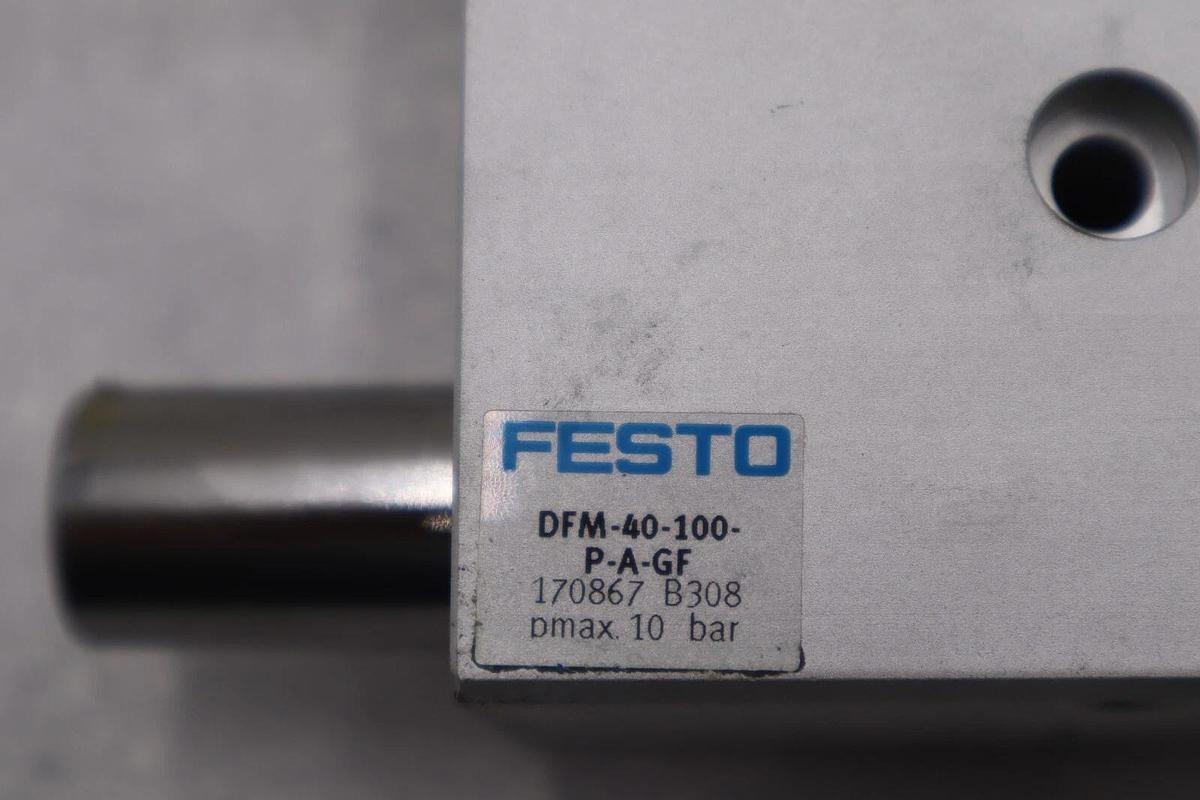 NEW OPEN BOX FESTO DFM-40-100-P-A-GF / DFM40100PAGF STOCK B-1593