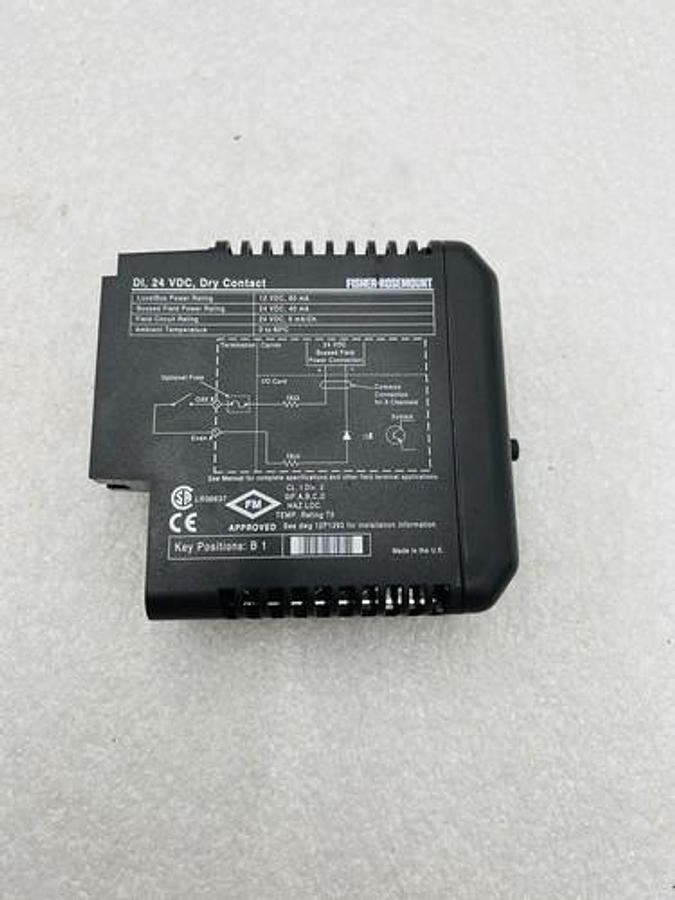 Used EMERSON DELTAV KJ3001X1-BB1 DI 8 CH 24VDC DRY CONTACT #K-2530