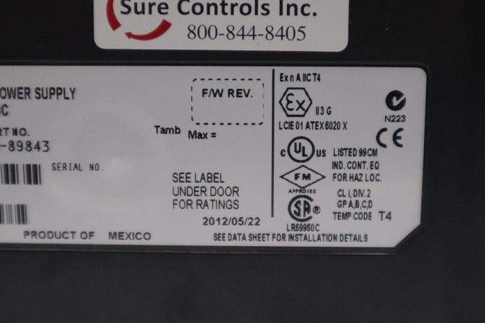 Used ALLEN BRADLEY 1756-PB72/C 1756-A17/B CHASSIS 17-SLOT PLC STOCK 5713