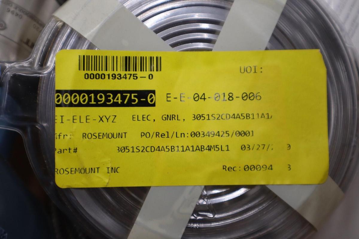 Used Rosemount 3051S / 3051S2CD4A5B11A1ABM5L1 Transmitter NEW #G246A