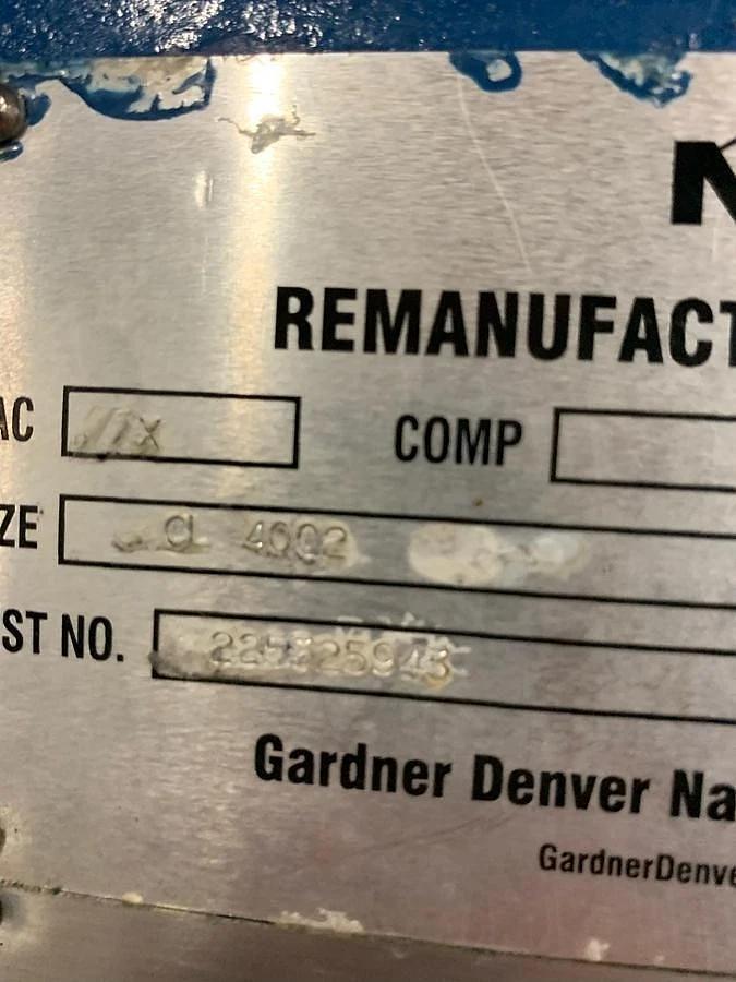 Used NASH CL4002 VACUUM PUMP REMANUFACTURED 2022