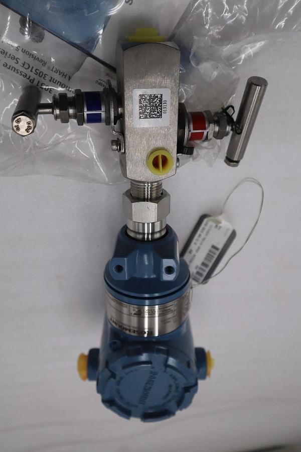 Used ROSEMOUNT 3051T / 3051TG2A2B21AS5K5 NEW TRANSMITTER W/ C30612-2126-0000 #G109