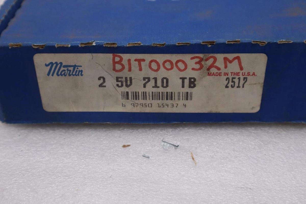 NEW IN BOX MARTIN 2 GROOVE SHEAVE 2 5V 710 TB STK 1522A