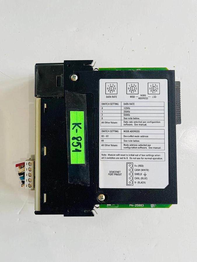 Used AB 1756-DNB D Module Communication Module Interface Module #K-851