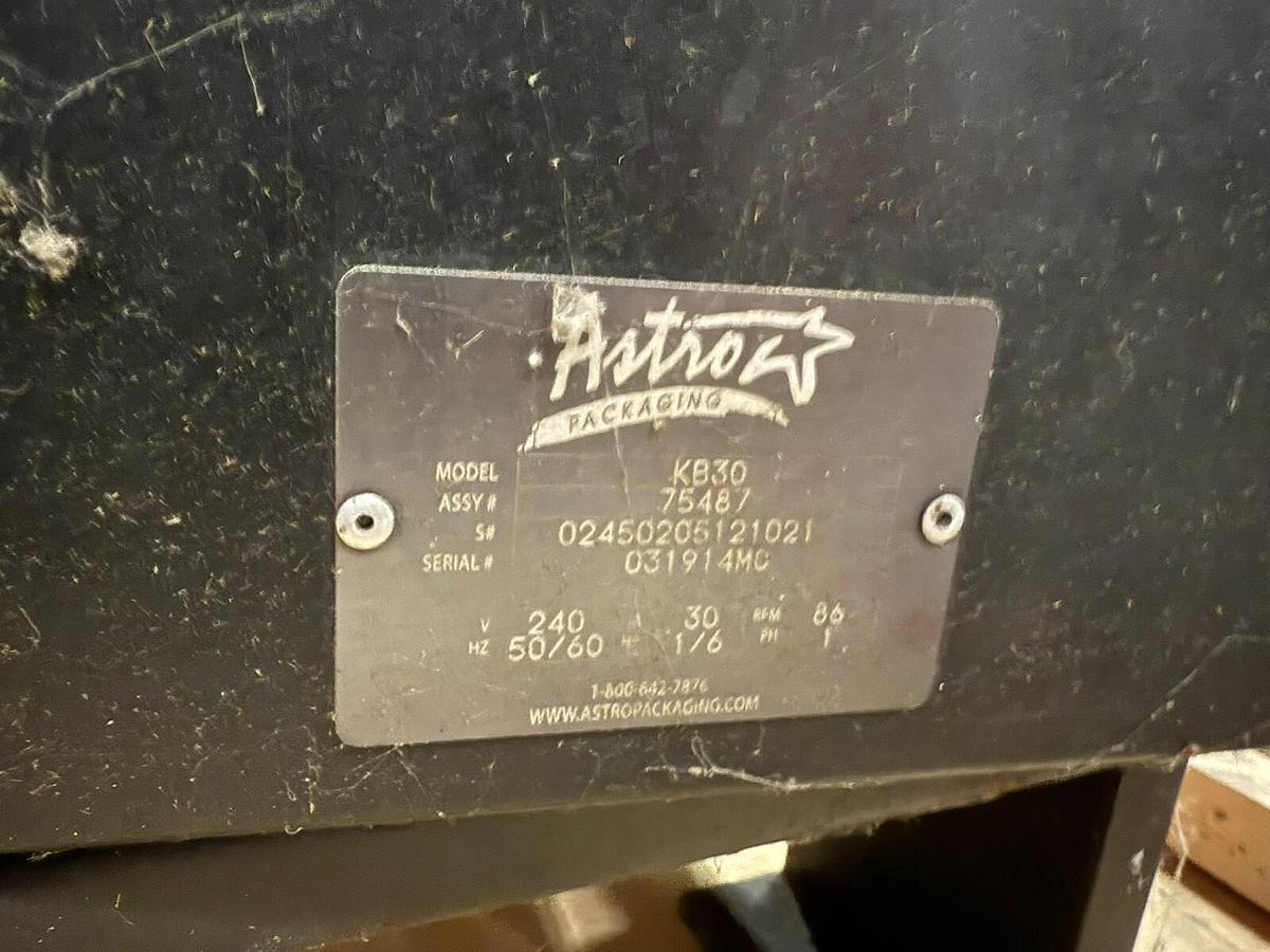 Used Astro Packaging KB30 Hot Melt Glue Machine 200-240Va STOCK HP-14