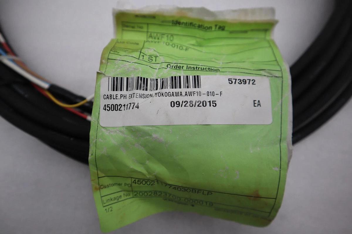 Used NEW YOKOGAWA AWF10 EXTENSION CABLE AWF10-010-F STOCK G711