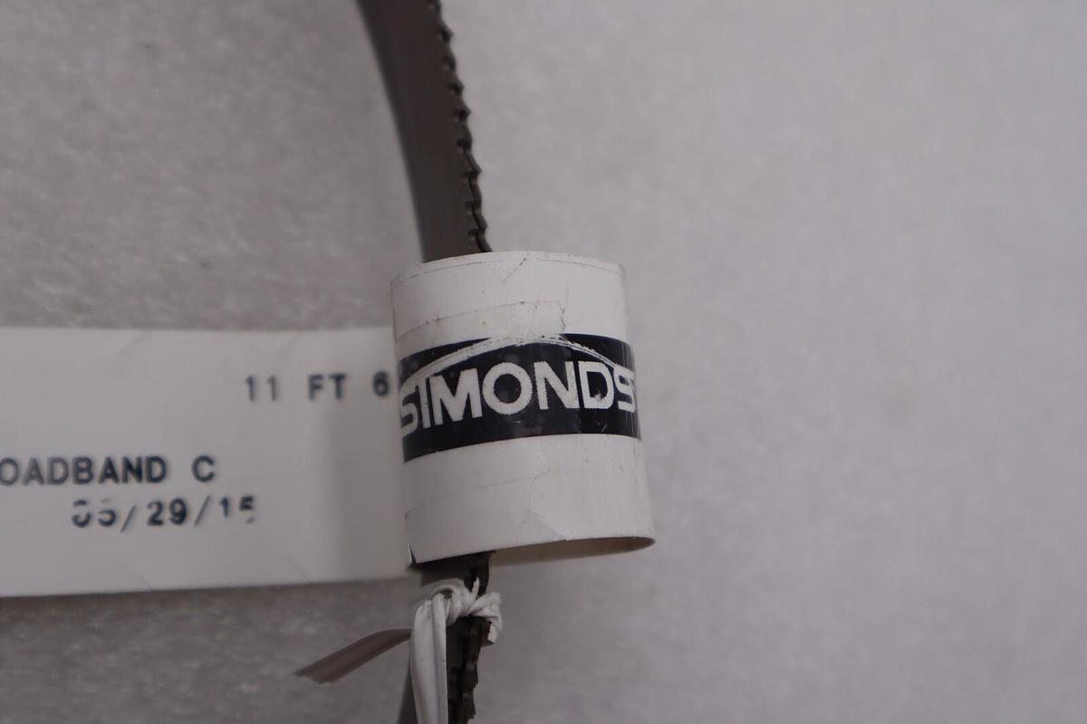 A8 Broadband Simonds Band Saw 64362008 3/4x35X6-10 11Ft 6Inch Stock #3528