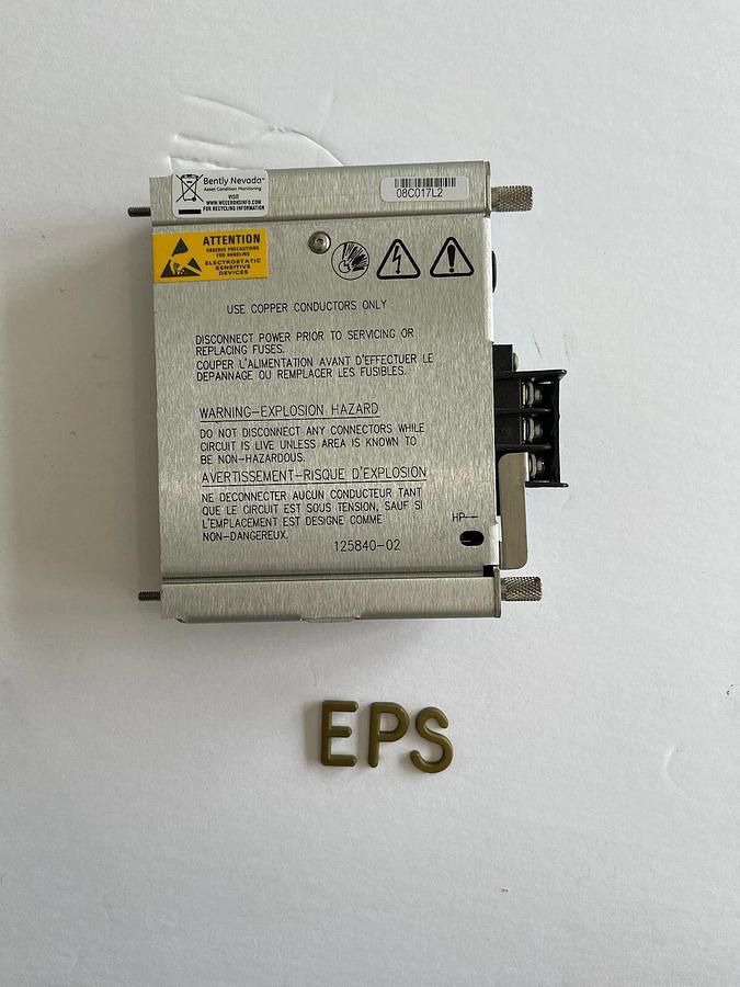 Used 125840-02 | Bently Nevada | Low Voltage AC PIM 85-132VAC #K-1510