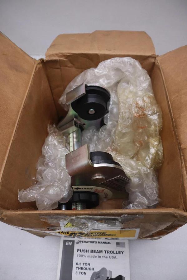 NEW IN BOX OZ 0.5 Ton 05PBTA/ OZ05PBTA PUSH BEAM TROLLEY STOCK 4419A