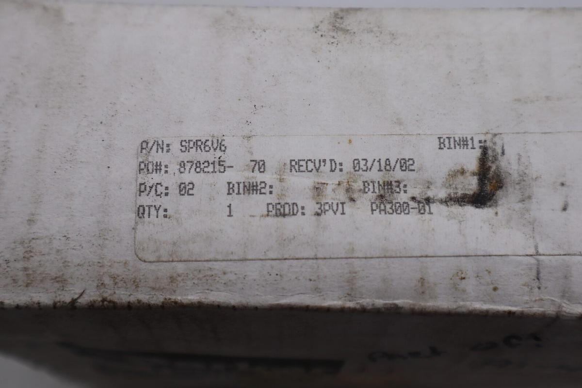 Parker Hydraulic Manifold Block Sub Plate Model# SPR6V6 Stock L-568