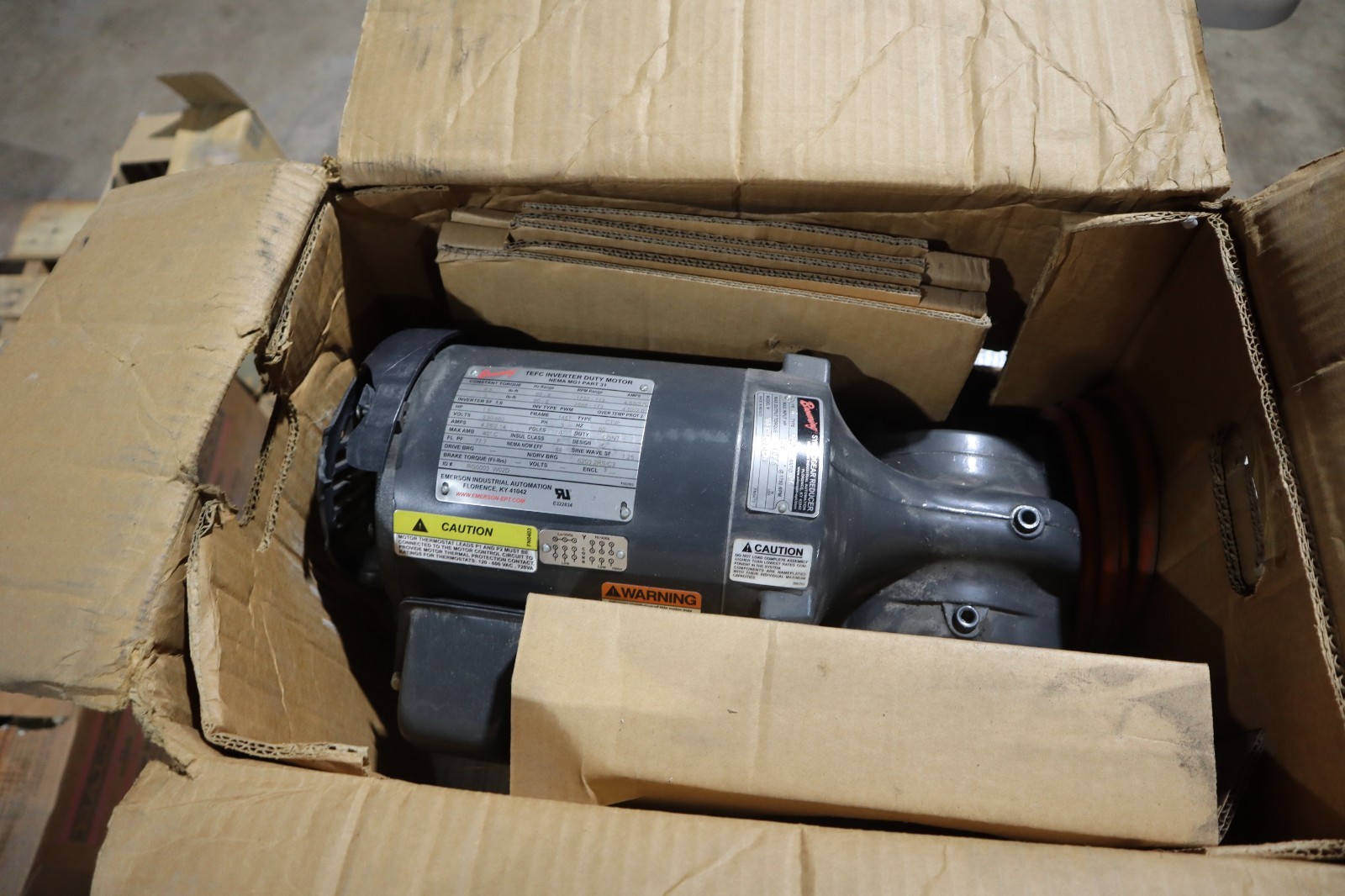 Browning 1.5HP 230/460 4.5 lb-ft torque Nema MG1 Part 31 6203 2RS/C3 - SGF266