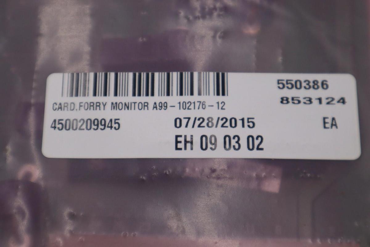 NEW FORRY CIRCUIT BOARD MONITOR 102176-12 REV F STOCK G655