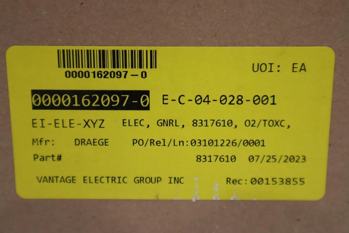Used NEW Drager 8317610 Polytron 7000 Gas And Oxygen Detector SIX AVAILABLE #G49A