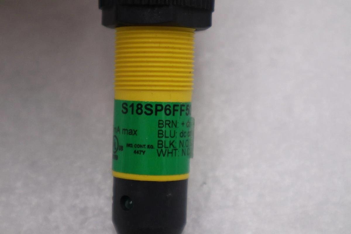BANNER S18SP6FF50Q Photoelectric Sensor STOCK H1580A