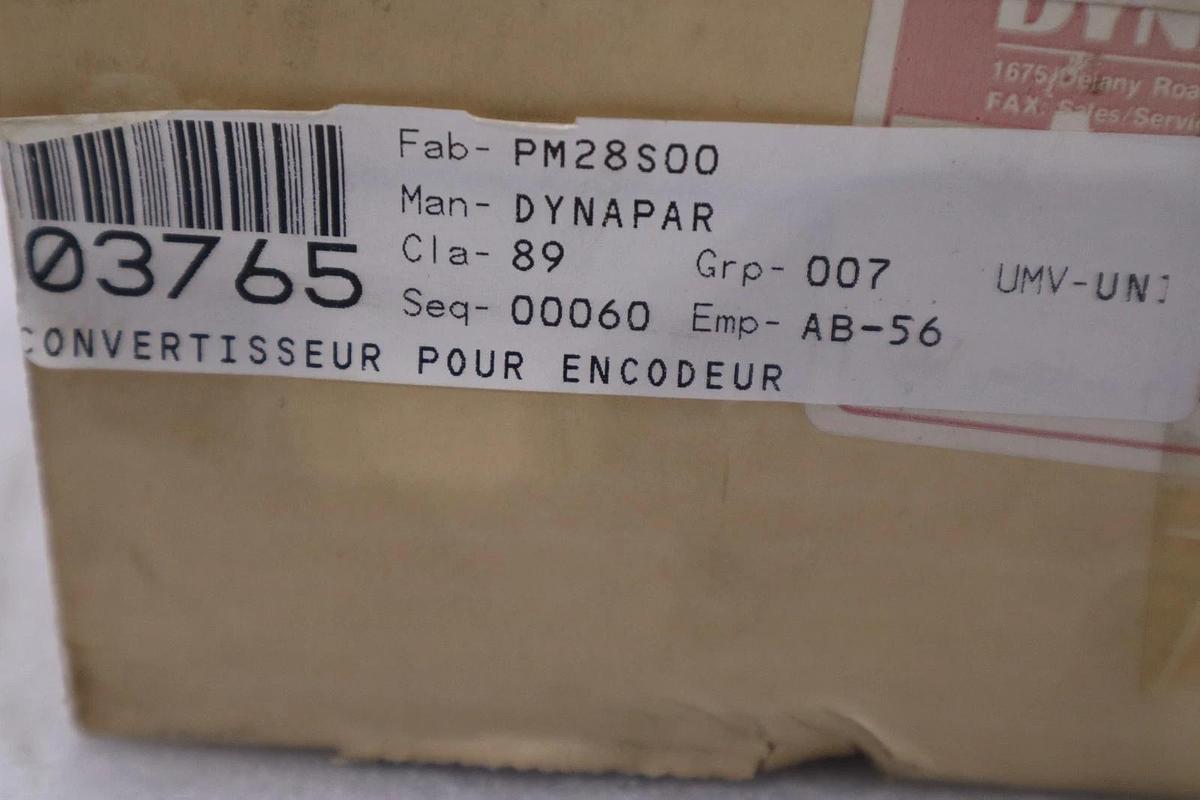 NEW OPEN BOX Dynapar PM28S00 Dual Universal Input Amplifier STK GF896