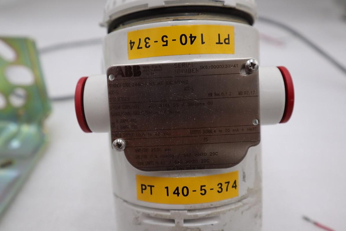 Used ABB 2600T 266HSHHSBA1 E6L5B6L2 Pressure Transmitter STOCK 5886