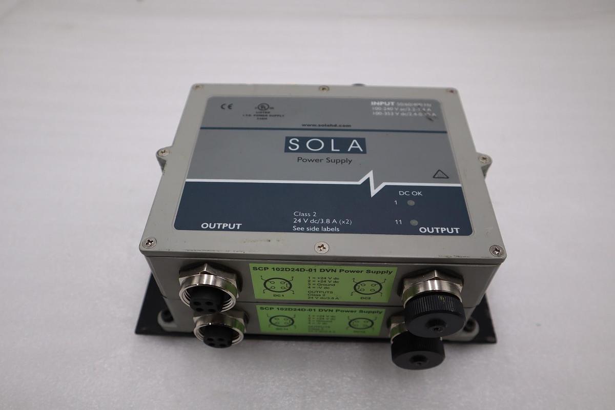 Used SOLA SCP 102D24D-01 DVN REMOTE POWER SUPPLY STOCK H1715