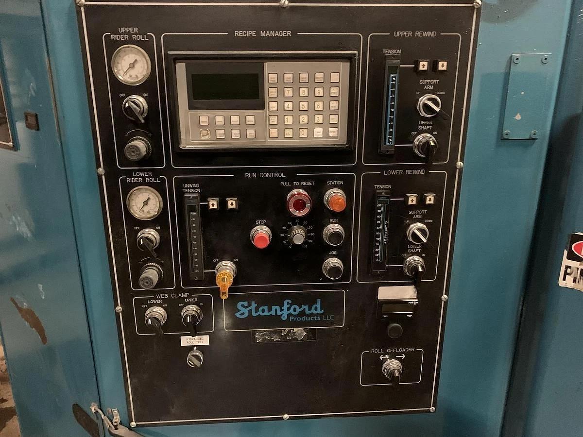 Used 62" STANFORD DUPLEX SLITTER REWINDER MODEL 2038-RT